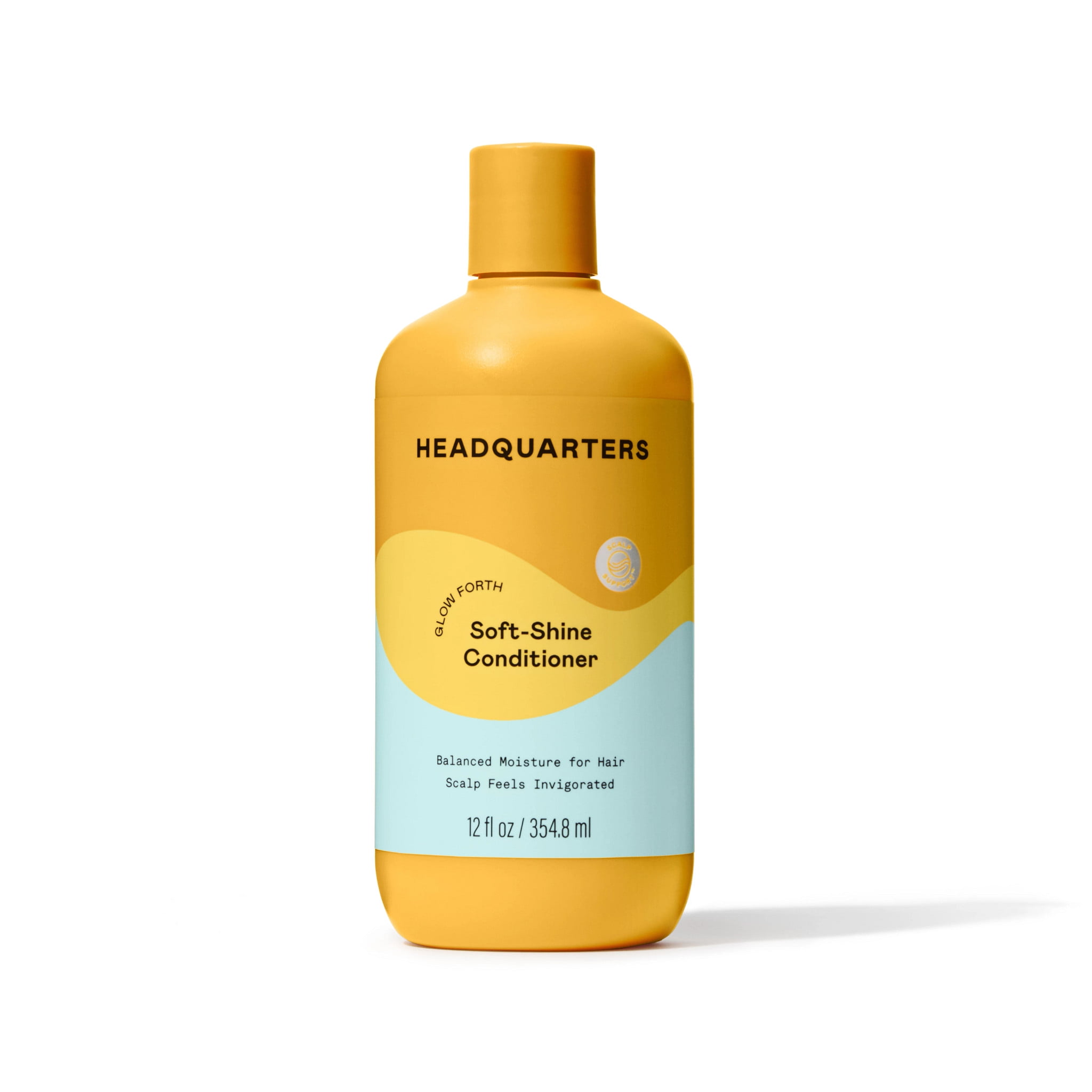 Headquarters Soft-Shine Conditioner for Balanced or Combination Scalp and  Hair, 12 fl oz