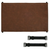 Headrest Cover Faux Leather Recliner Headrest Protector Waterproof Recliner Headrest Cover Easy to Install Chair Arm Headrest Covers with Elastic Straps for Furniture Sofa Couch