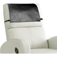 thumbnail image 1 of Headrest Cover for Recliner Chair Recliner Headrest Protector with Elastic Straps Faux Leather Headrest Cover Chair Couch Headrest Cover for Furniture Sofa Protector 17 x 27In (Black), 1 of 6