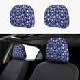 thumbnail image 1 of Headrest Covers for Cars Accessories Interior for Women Men 2Pcs - Cute Cartoon Salamander Plant Head Rest Cover for Car Decorations, Car Headrest Cover for Car Decor Interior, 1 of 8