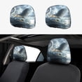 thumbnail image 1 of Headrest Covers for Cars Accessories Interior for Women Men 2Pcs - Fantasy Swan Yacht Design Head Rest Cover for Car Decorations, Car Headrest Cover for Car Decor Interior, 1 of 8