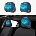 thumbnail image 1 of Headrest Covers for Cars Accessories Interior for Women Men 2Pcs - Halloween Forest Pumpkin Black Cat Head Rest Cover for Car Decorations, Car Headrest Cover for Car Decor Interior, 1 of 8