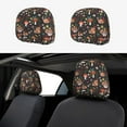 thumbnail image 1 of Headrest Covers for Cars Accessories Interior for Women Men 2Pcs - Mushroom With Snails Head Rest Cover for Car Decorations, Car Headrest Cover for Car Decor Interior, 1 of 8