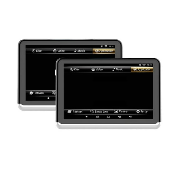 Headrest Monitor 10.1 Inch Headrest Display 1080P Video Tablet Multimedia Car Rear Seat Movie Players ,Vibrant Colors