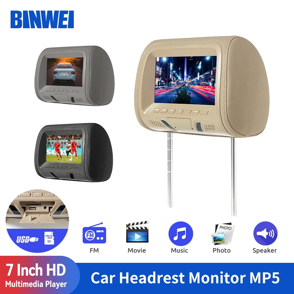 カーオーディオ HEADREST DVD TWIN MONITOR 商品情報_ツインモニターポータブルDVDプレーヤー（9インチ