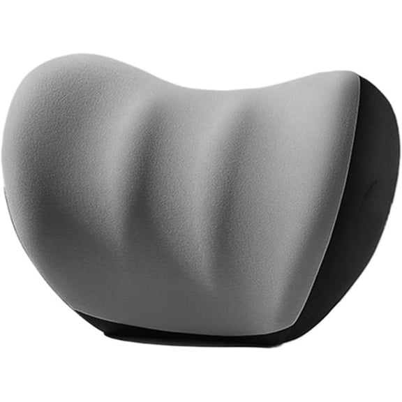 Headrest Neck Pillow Seat Waist Support Pillow Car Accessories (Grey Neck)