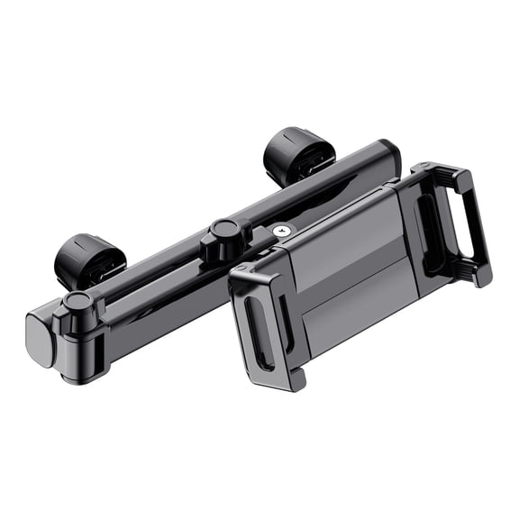 Headrest Phone Tablet Holder Vehicle Backseat Mount for 4.7-12.9in Screen Devices Double Rod 360 Degree Rotating Stand
