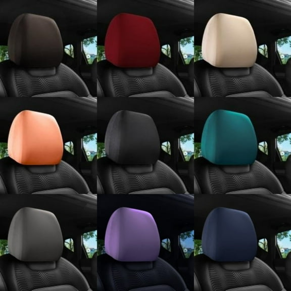 Headrest Protection Interior Accessories Headrest Cover For Car For Auto Easy Installation Easy To Install Quick Installation Green Fangkenuo