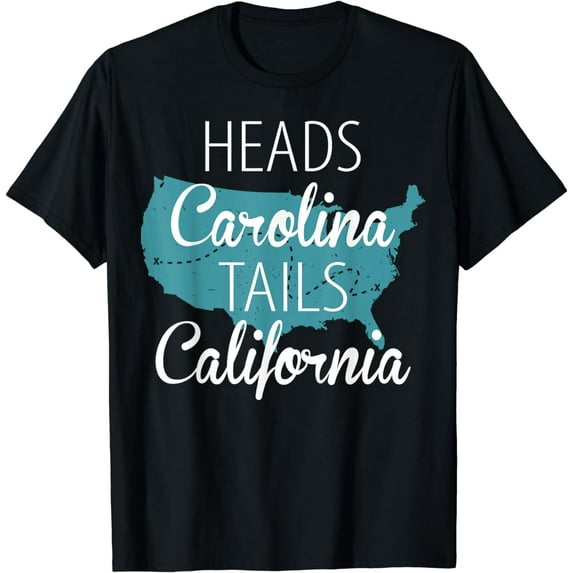 Heads Carolina Tail California Western Country Summer Beach T-Shirt
