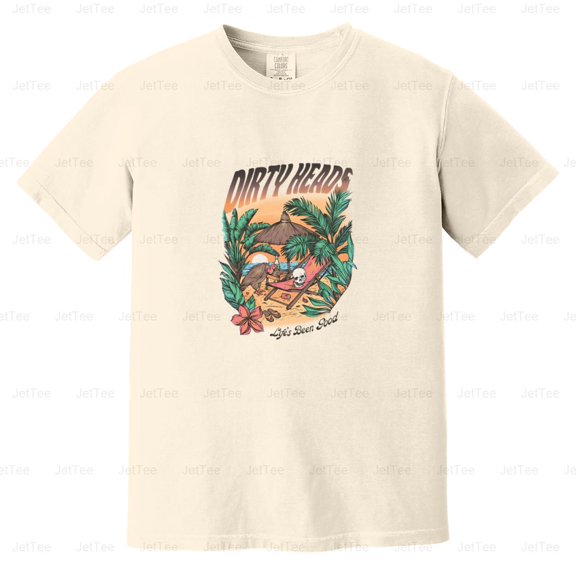 Heads Life's Been Good Beach Merch Reggae Rock Music Band Comfort Color T-Shirt Unisex, up to 4XL
