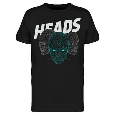 Heads Polygonal T-Shirt Men -Image by Shutterstock, Male Large