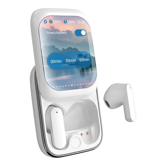 Headset Bluetooth HD Display Screen Noise Reduction Long Battery True Wireless Headphones