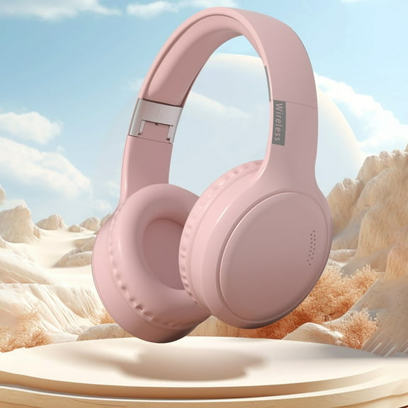 Headset Bluetooth Headphones Noise Cancellation Plug-in Stereo Wireless Headset