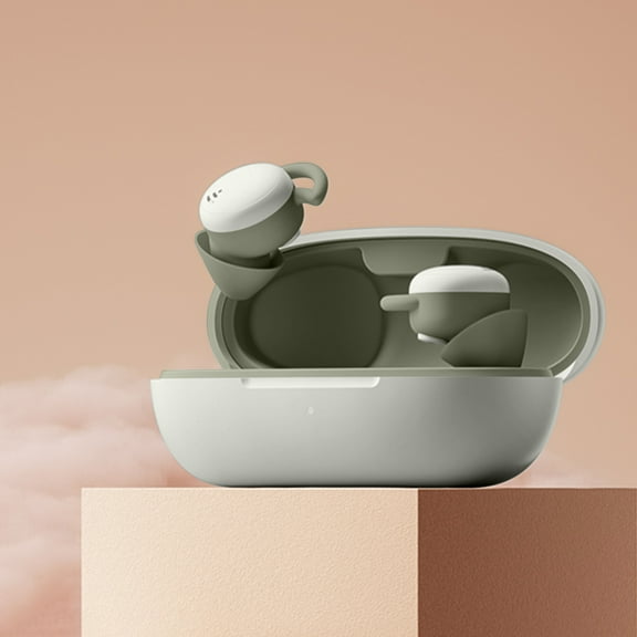 Headset with Bluetooth – Wireless Earbuds,In-ear Headphones,Noise Reduction,Mini Wireless Earplugs,Earplugs For Side Sleeping,Noise Reduction And Sound Insulation