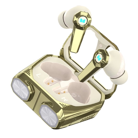 Headset,Bt 5.4 In-ear Stereo Ipx4 Noise Waterproof Android Ios Headset Golden