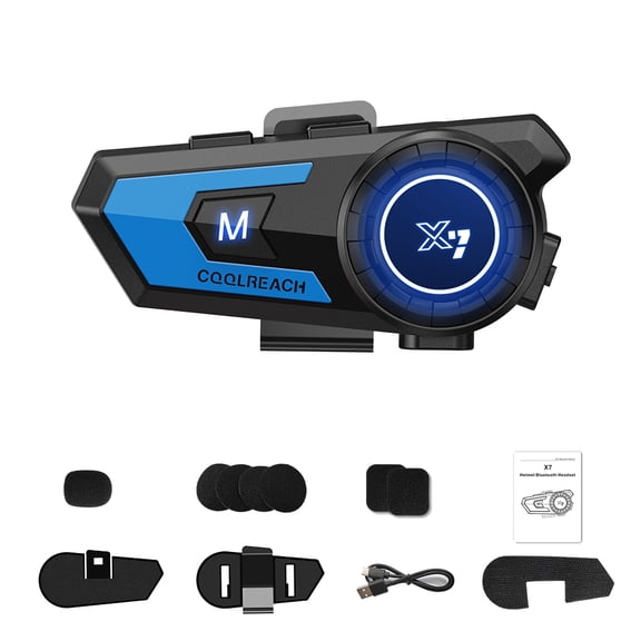 Headset,Bt5.0 Waterproof Noise Waterproof Noise Reduction Helmet Headset Bt5.0 Hands-free Auto-answer With Noise Reduction Support Auto-answer With Led Support Hands-free Auto-answer