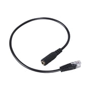 Headset Buddy 3.5mm Smartphone Headset To RJ9 Phone Adapter Cable Useful Jack