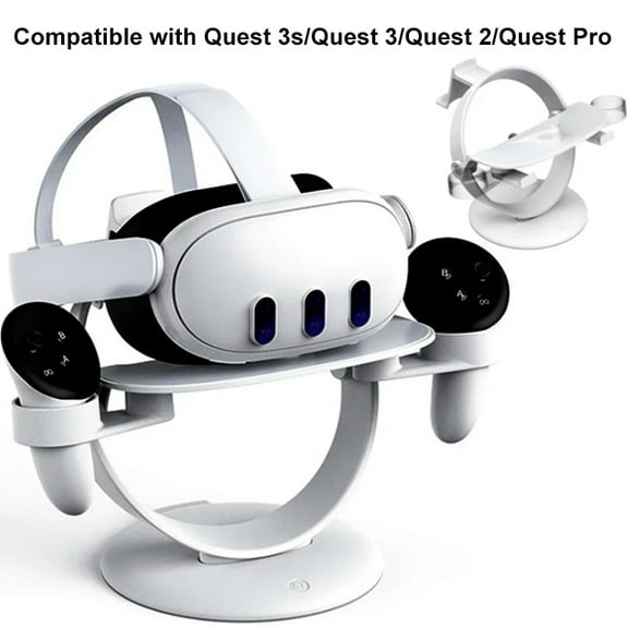 Headset Display Stand Compatible with Quest 3s/Quest 3/Quest 2/Quest Pro/PS VR2/PS4VR/HTC Vive/Valve Index/Pico 3/Pico 4
