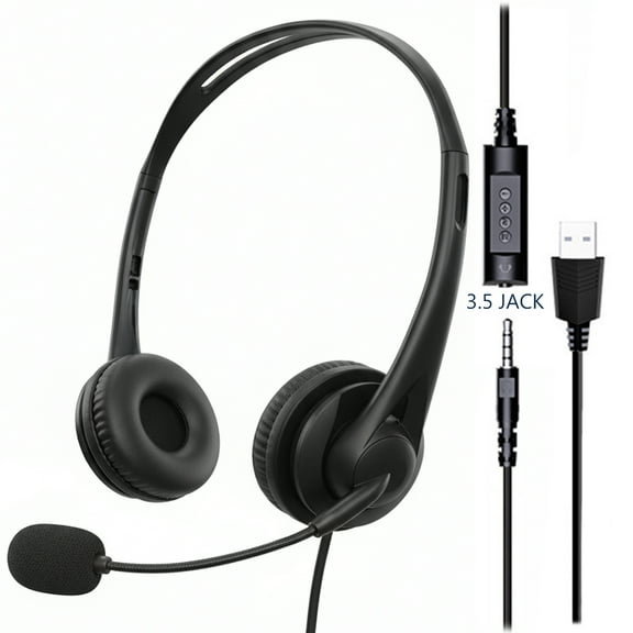 Headset,Gaming Headset,Headset with Mic,Headset with Microphone,Computer Headset with Microphone,USB Headset with Microphone for PC,Wired Headset USB,Business&Office&School  Headset,Noise Cancelling