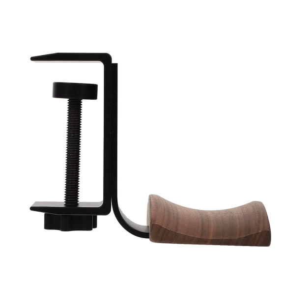 FELTECHELECTR Headphone Bracket Headset Desk Display Stand Aluminum Alloy Black 1 Set 3.38X3.14X2.32in