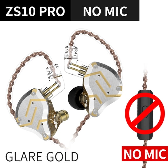 Headset,In-ear 1dd 4ba Zs10 3.5mm Wired In-ear 1dd Hifi Headset 1dd 4ba Hifi Headset 2pin 3.5mm Wired In-ear 4ba Hifi Eryue Headset Zs10