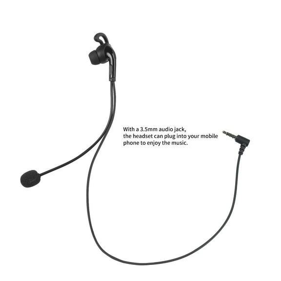 Headset,In-ear With / Referee Headset Intercom / Plus/ Headset In-ear With Plus/ V4c Rusuo Plus/c Black