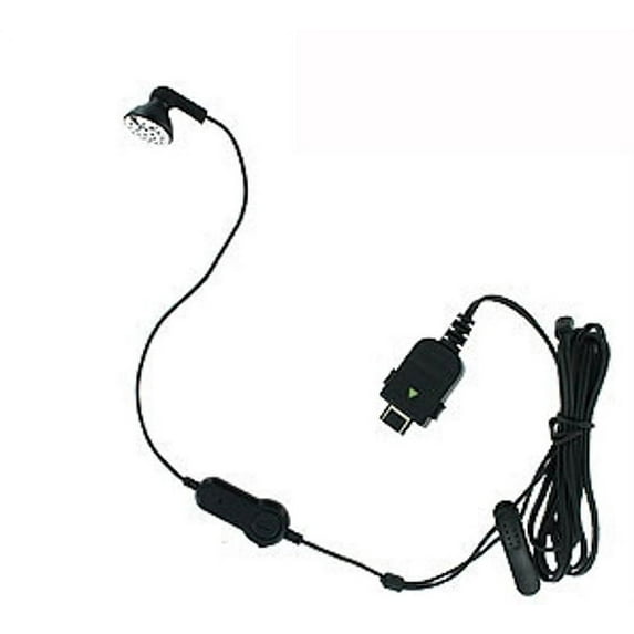 Headset MONO Handsfree Earphone Single Earbud Headphone Microphone Black G5Q for Pantech Breeze 2 P2000 C520, C150 C610 C630, Duo C810, Impact P7000, Link P7040p