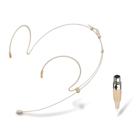 Headset Microphone Earset Mic Mini XLR 4 Pin TA4F For Shure Wireless System Suitable for Performing, Lecturing and Teaching
