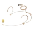 thumbnail image 1 of Headset Microphone Headworn mics 4-Pin Hirose(HRS) Female Connector Compatible with Audio-Technica Wireless Microphone Belt Pack Transmitter, Unidirectional,Beige, 1 of 2