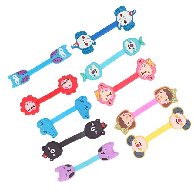 Headset Winders Ties Cellphone Cable Cord Organizer 10 Pcs Earth Tones