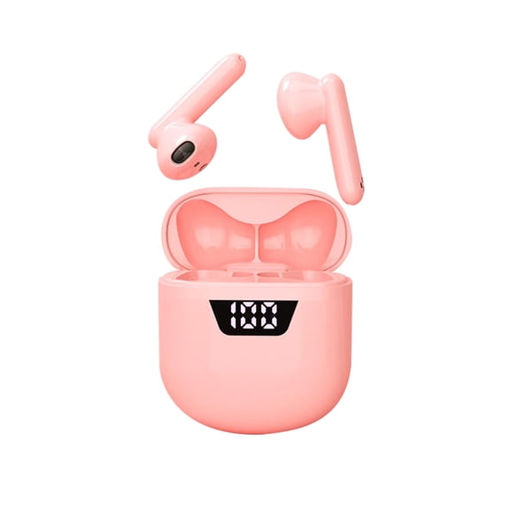 Headset with Bluetooth – Bluetooth Earphone Power Digital Display Noise Reduction Wireless Earphone