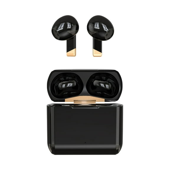 Headset with Bluetooth – L12 Half In Ear Wireless Bluetooth Earphones 5.3 Jerry Low Power Long Range Noise Reduction Earphones