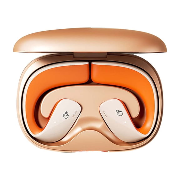Headset with Bluetooth – New Earclip Ear Conduction Bluetooth Headset Conduction Non Ear Long Range Noise Reduction