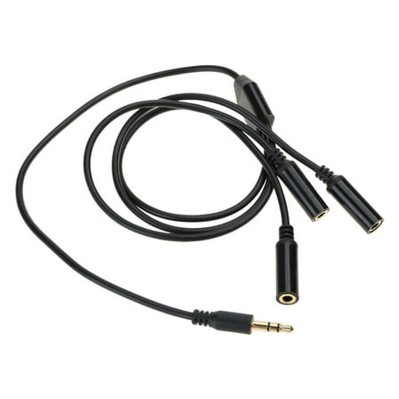 Headsets Adapters Y Splitter 3.5mm Male to Female Cable Headphone Connect for Game