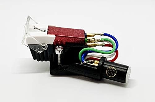 Headshell, Red mount cartridge, needle, stylus for SANSUI XP-99, XR-Q5 ...