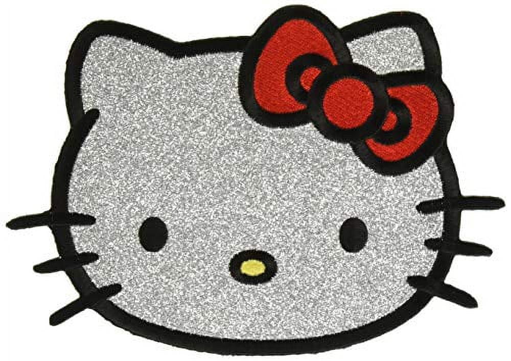 Glitter Hello Kitty Iron-On Patch
