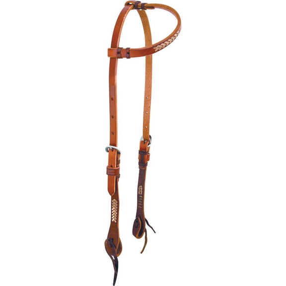 Headstall with Rawhide Lacing
