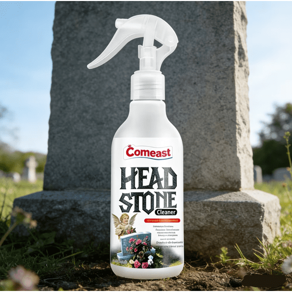 Headstone Cleaner for Grave Cleaning - Ideal for Cleaning Headstones, Tombstones, and Memorials 8.45 fl oz