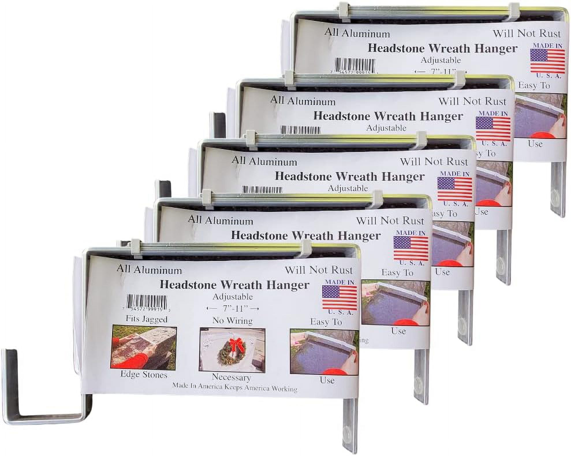 Headstone Wreath Holder 5Pack