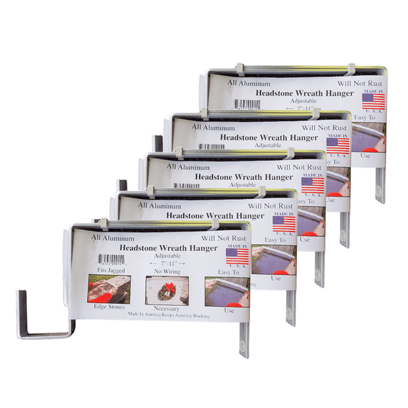 Headstone Wreath Holder 5-Pack