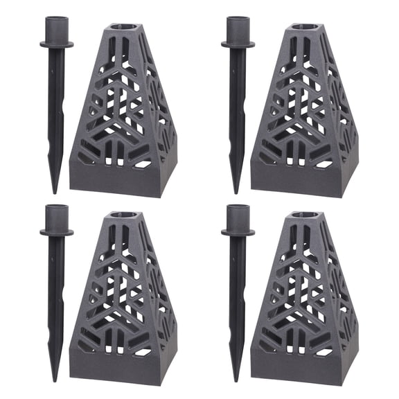 Headstones Flower Holder Cone Shaped Cemetery Vase Ideal For Garden Decoration Cemetery Vase Detachable Vase Stake