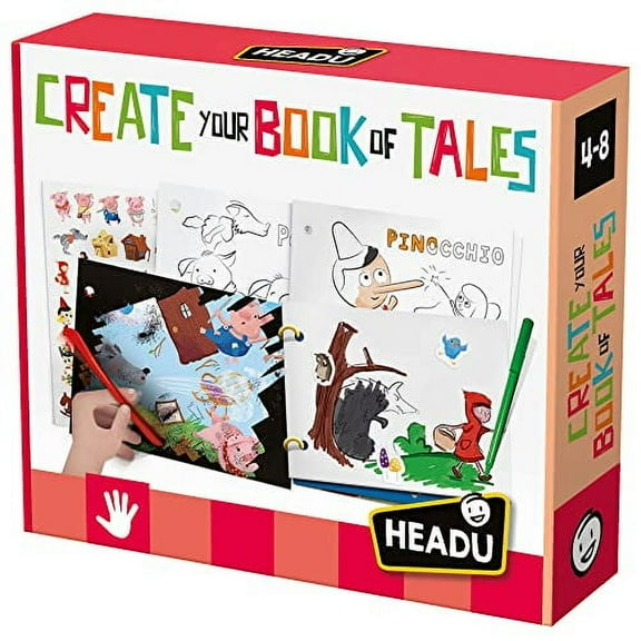 Headu Create your Book of Fairy Tales Educational Toys for ages 4-8 Years Old