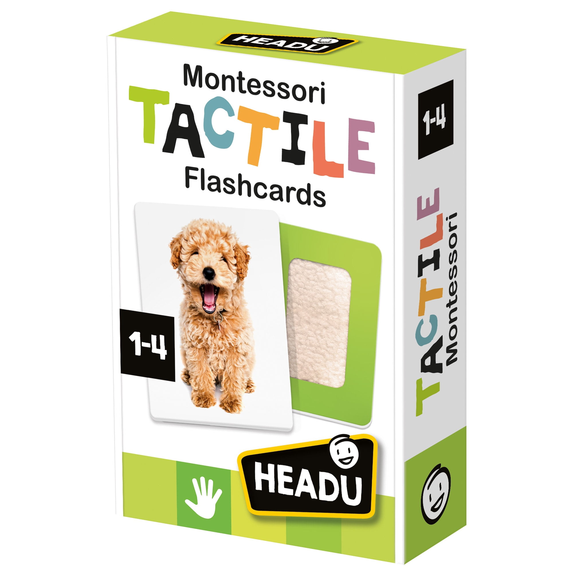 Headu: Montessori Flashcards - Tactile - Texture & Image Matching Game, Touch & Sight Development Activity, Educational Sensory Play Toy, Toddlers 1-4