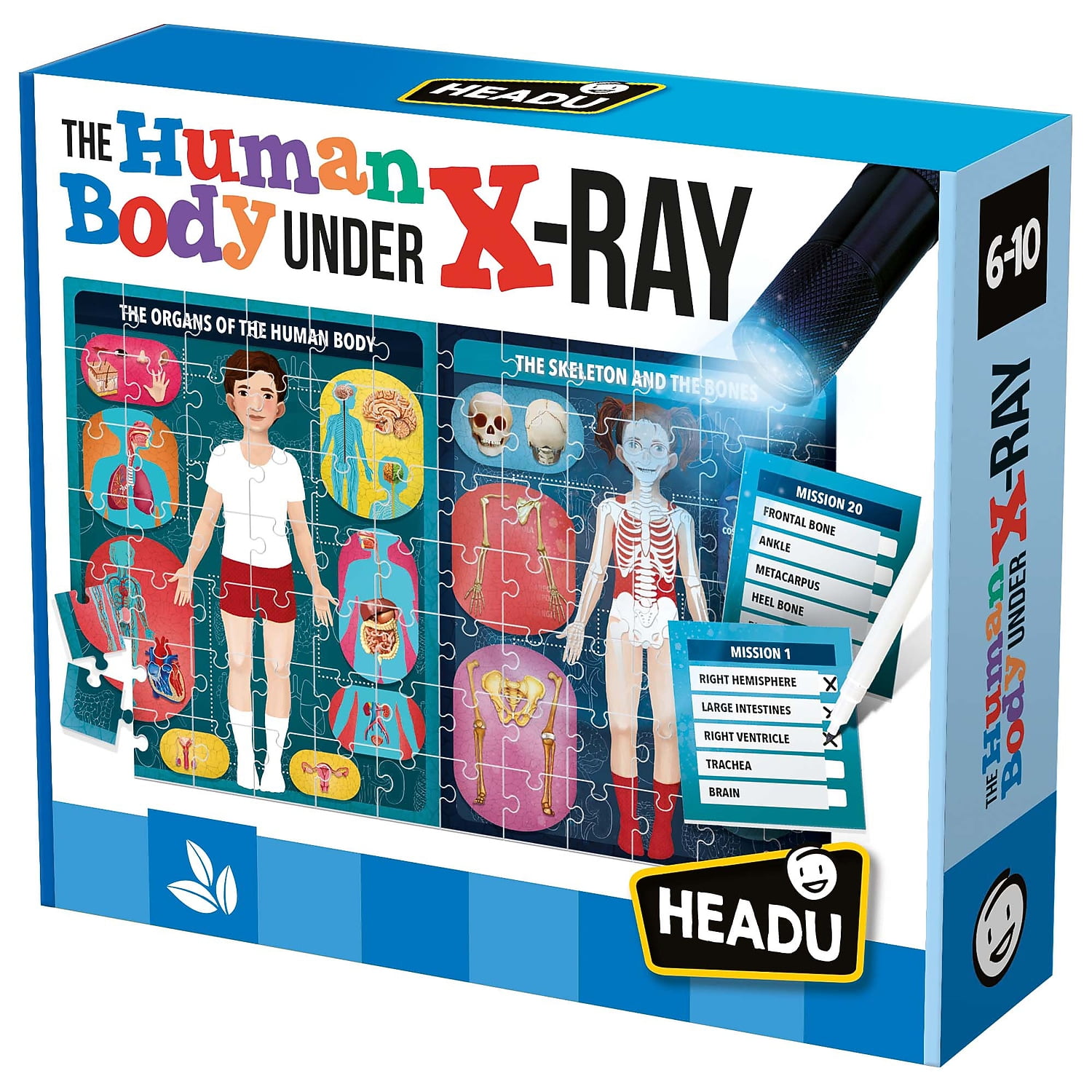 Headu The Human Body Under X-Ray 84 Piece Puzzle (HDUEN22762)
