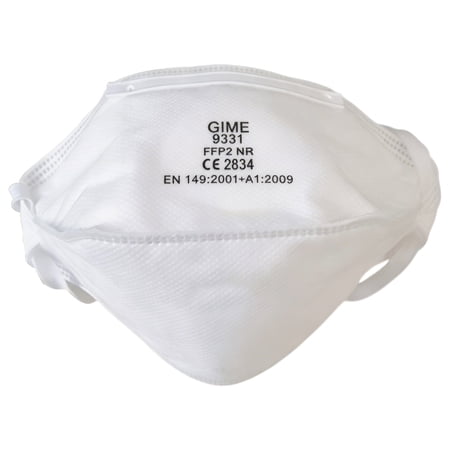 Headwear FFP2 CE Protection Dust Mask White 50PCS