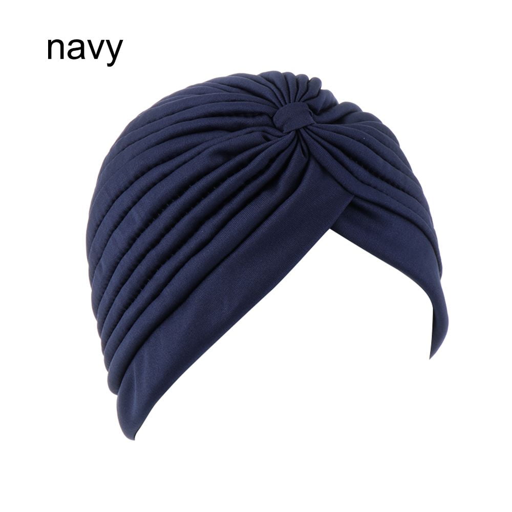 Headwear Head Cover Hat Hair Loss Stretchy Turban Chemo Cap Ladies Head ...