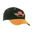 thumbnail image 1 of Headwear USA  Brushed Cotton Twill with Suede Visor - Black-Tan/Navy-Tan, 1 of 1
