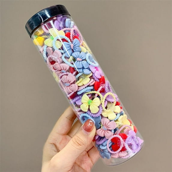 Headwear Women Hair Accessories Hair Ties Elastic Ponytail Holder Kawaii Children's Rubber Bands Baby Hair Rope 7