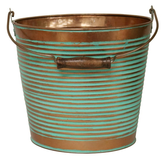 Headwind Vintage Collection 10" Ribbed Thermometer With Handle - Bronze