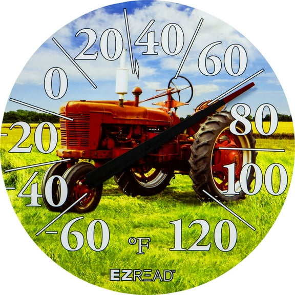 Headwind 840-1234/840-1233 12.5in Ezread Dial Thermometer Red Tractor